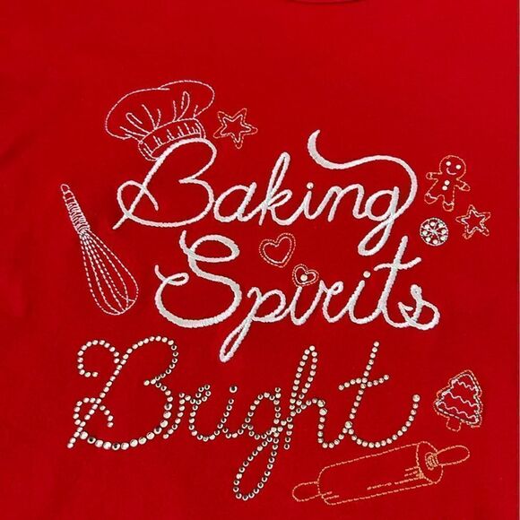 Coral Bay Baking Spirits Bright 3/4 Length Sleeve Top- Size 1X - Picture 3 of 6